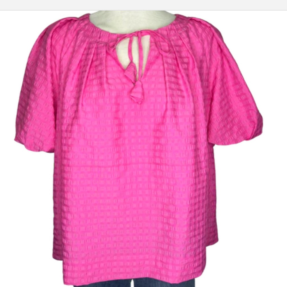 Pink Women's Top Melody Tam L NWT lined polyester